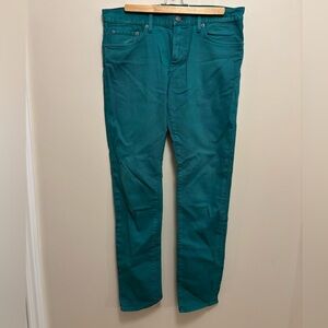 Burberry Men's Slim Jeans in Teal